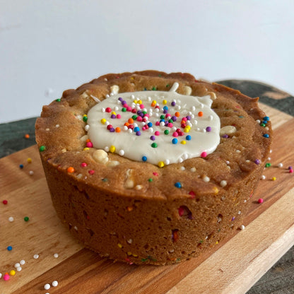 The Birthday Beast from the Bearded Baker in Toronto. OG cookie dough, with sprinkles and white chocolate, filled with a white chocolate butter cream.