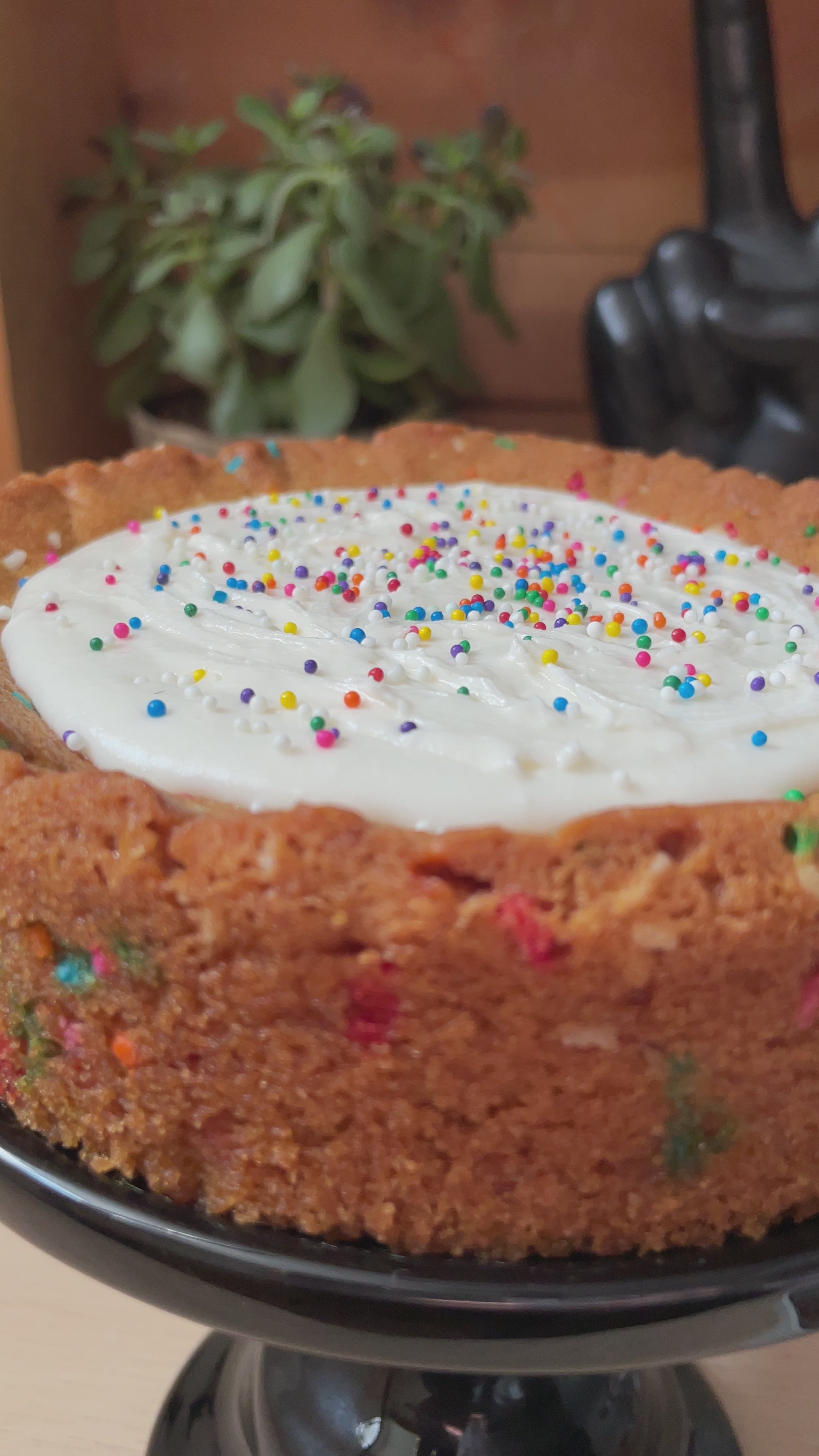 The Birthday Beast from the Bearded Baker in Toronto. OG cookie dough, with sprinkles and white chocolate, filled with a white chocolate butter cream.